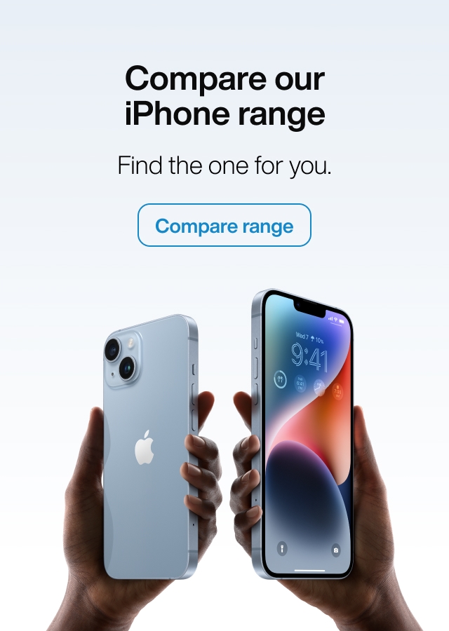 Compare our iPhone range