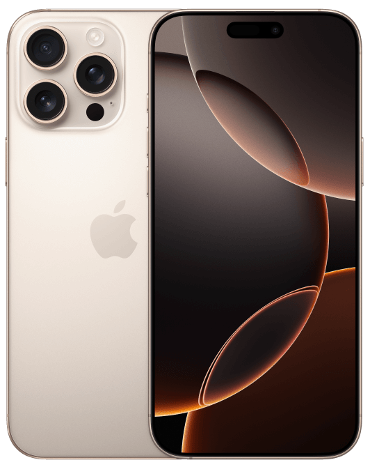 iPhone 16 Pro in natural Titanium