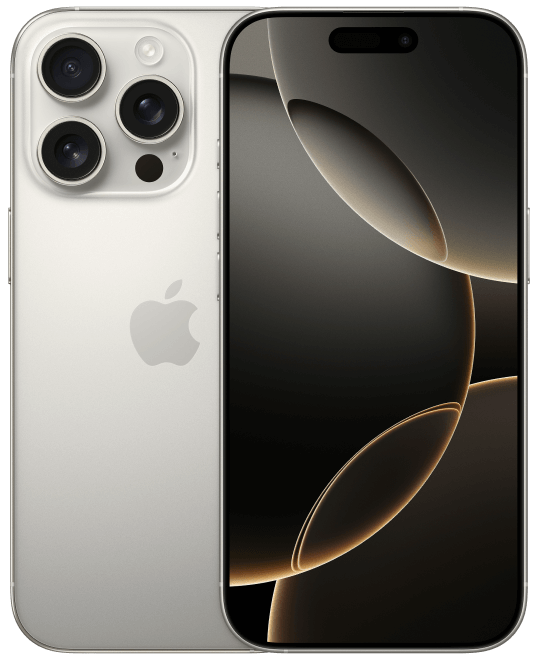 iPhone 16 Pro in Natural Titanium