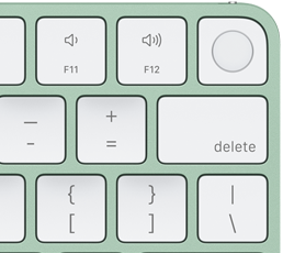 Colour-matching Magic Keyboard accessory