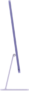 Purple iMac facing to the right