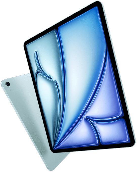 13-inch and 11-inch iPad Air models placed side by side