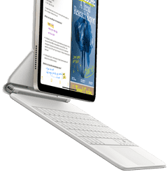 iPad Air attached to Magic Keyboard