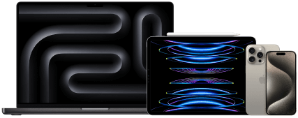 MacBook, iPad and iPhone